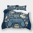 thumbnail image 1 of Duvet Cover Set Gamepad Printed Bedspreads Children Gamer Bedroom Decor Home Bedclothes,Twin (68"x86"), 1 of 5