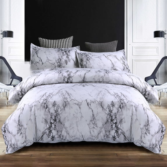 Duvet Cover Set Queen King Size Abstract Style Modern Marble Pattern Luxury Soft Bedding Set Comforter Cover