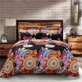 thumbnail image 1 of Duvet Cover Set, Queen Size Floral Bedding, - Ecstasy Dm712Q, 1 of 2