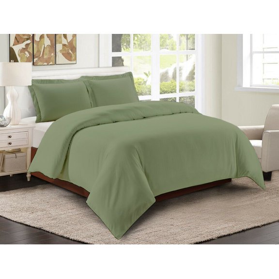 Duvet Cover Set Super Soft Egyptian Comfort 1800 Count 3 Piece for Comforter