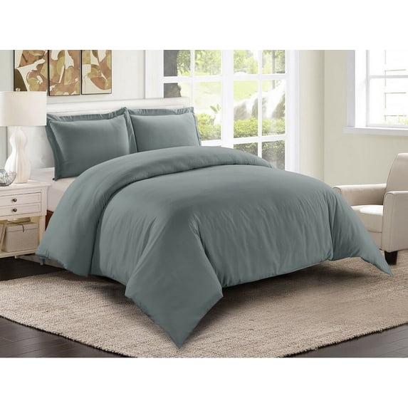 Duvet Cover Set Super Soft Egyptian Comfort 1800 Count 3 Piece for Comforter