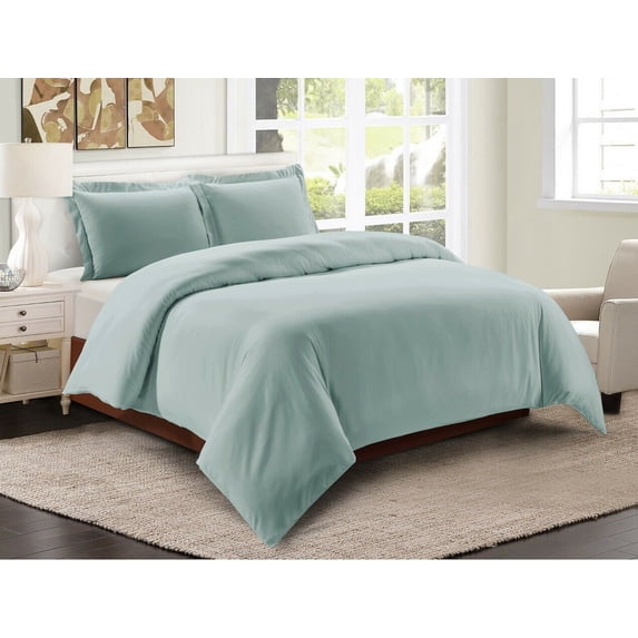 Duvet Cover Set Super Soft Egyptian Comfort 1800 Count 3 Piece for Comforter