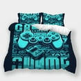 thumbnail image 1 of Duvet Cover Set Teen Adult Vintage Bedroom Decor Game Handle Printed Bedspreads Bed Set,Twin (68"x86"), 1 of 5