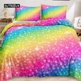 thumbnail image 1 of Duvet Cover Set for Star Bedding Set Girly Glitter Double King Size Soft and Comfortable Quilt C, 1 of 5
