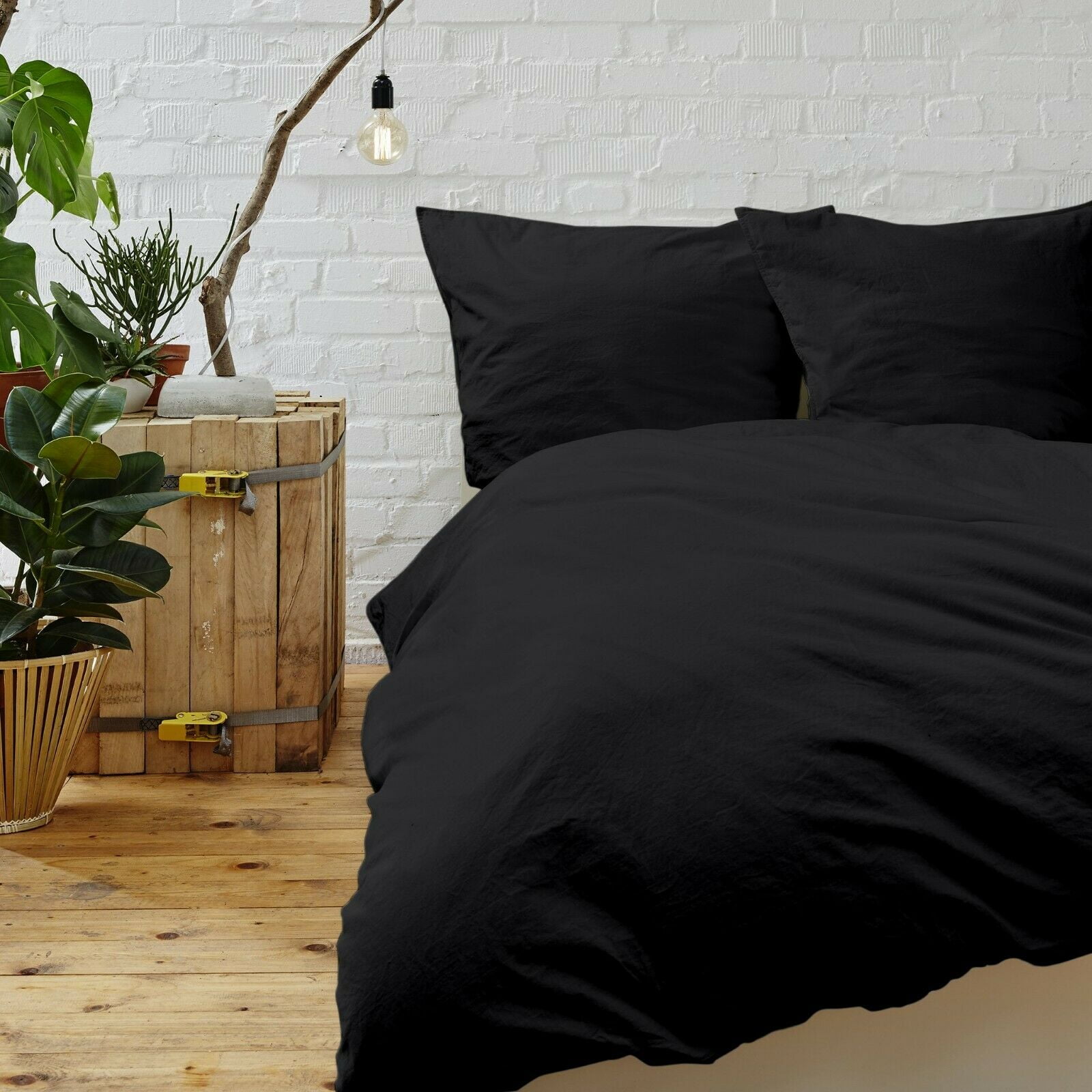 Duvet Cover Set with Shams 1800 Count Feel 3 Piece Super Soft Bamboo for Comforter