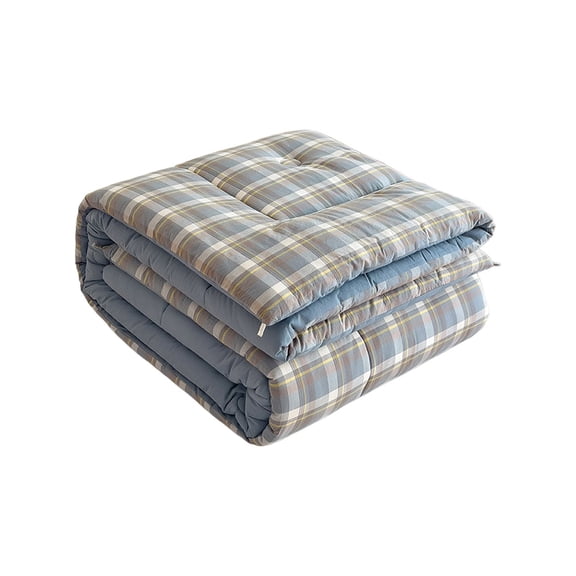 Duvet Insert Microfiber Material Soft Washed Design All Seasons Comfort Enhanced Warmth Lightweight Insulating Comforter For Bed Bedding Home Use Machine Washable Easy Care