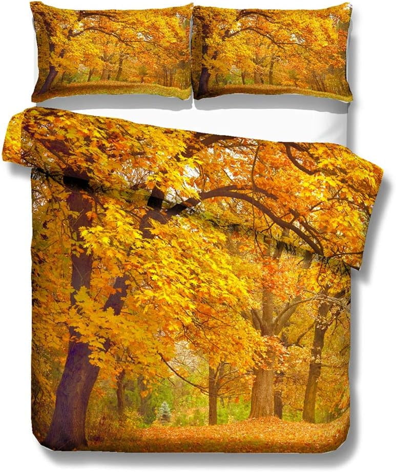 Duvet cover sets,Happiness Natural Landscape, bedding set, Twin