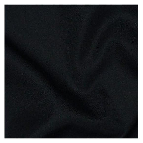 Duvetyne Black Fabric 55" x 12ft - Premium Backdrop Material - Versatile Drape for Events, Photography, Stage Design & DIY Projects