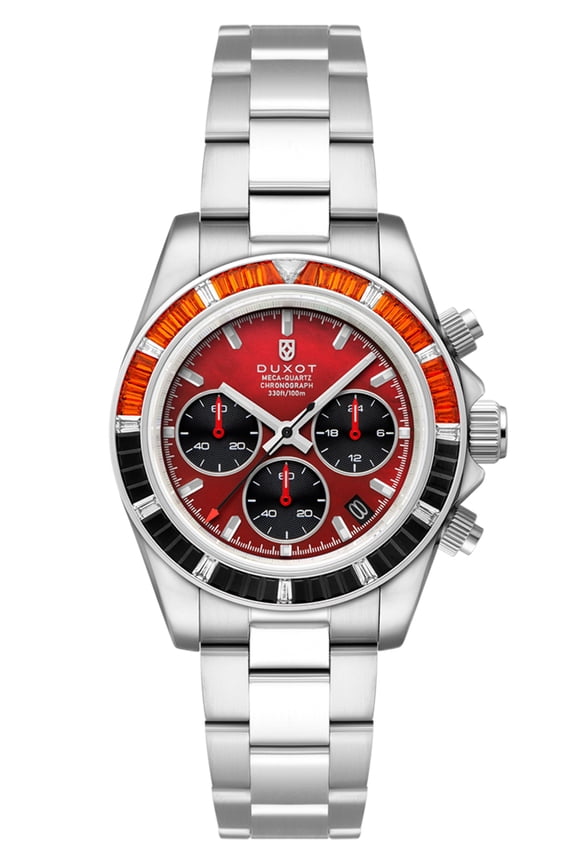 Accelero Rainbow Stainless Steel 40mm Meca-Quartz Wristwatch DX-2064-AA