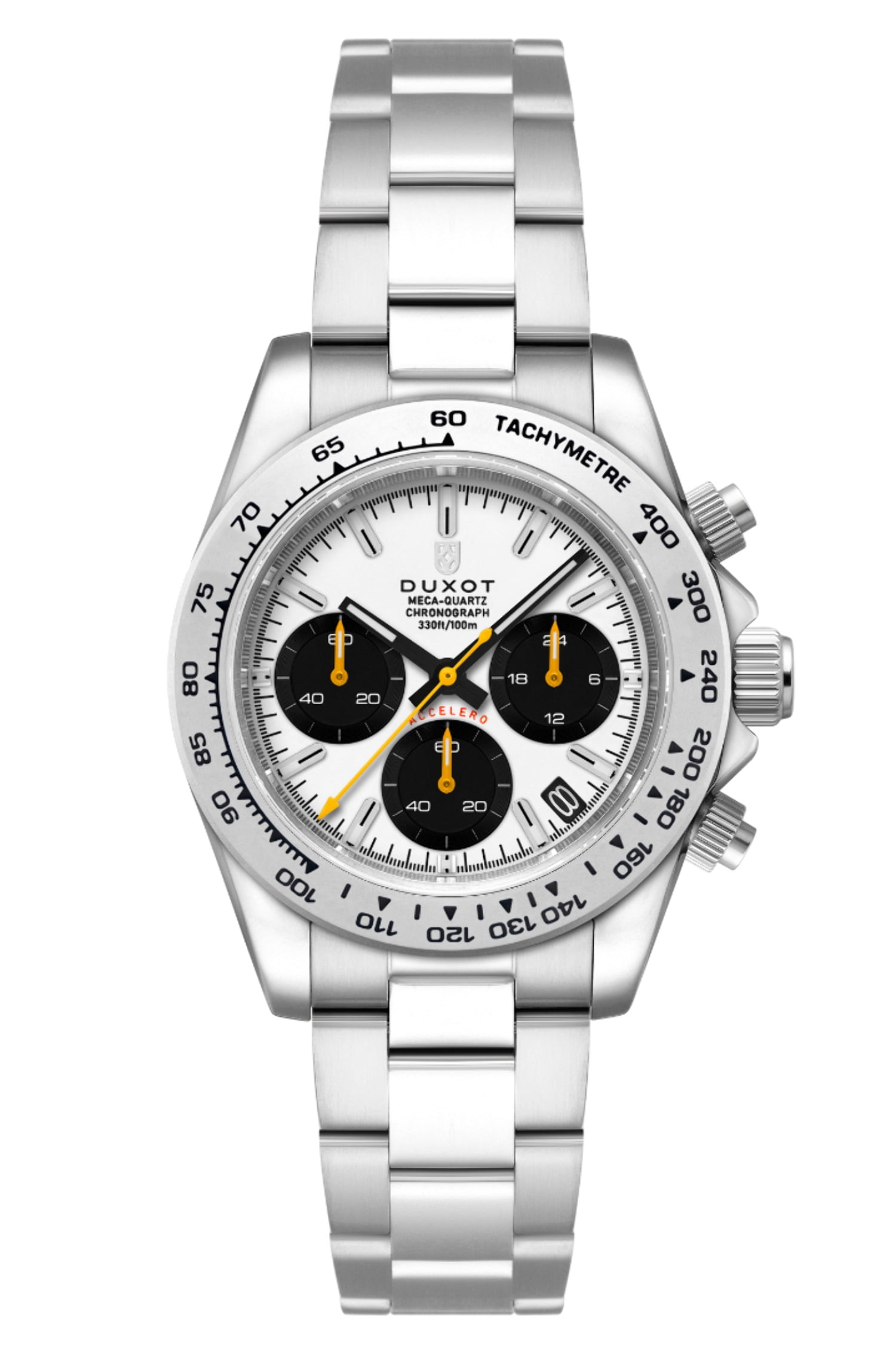 Duxot Accelero Stainless Steel 40mm Japanese Quartz Wristwatch DX-2065-AA