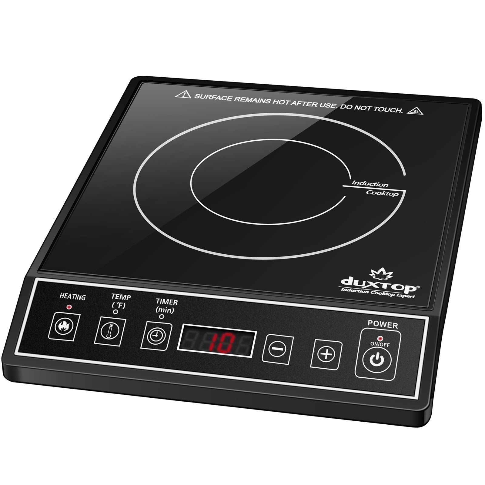 NuWave Gold Precision 11-in Portable 1 Element Black Induction Cooktop in  the Induction Cooktops department at