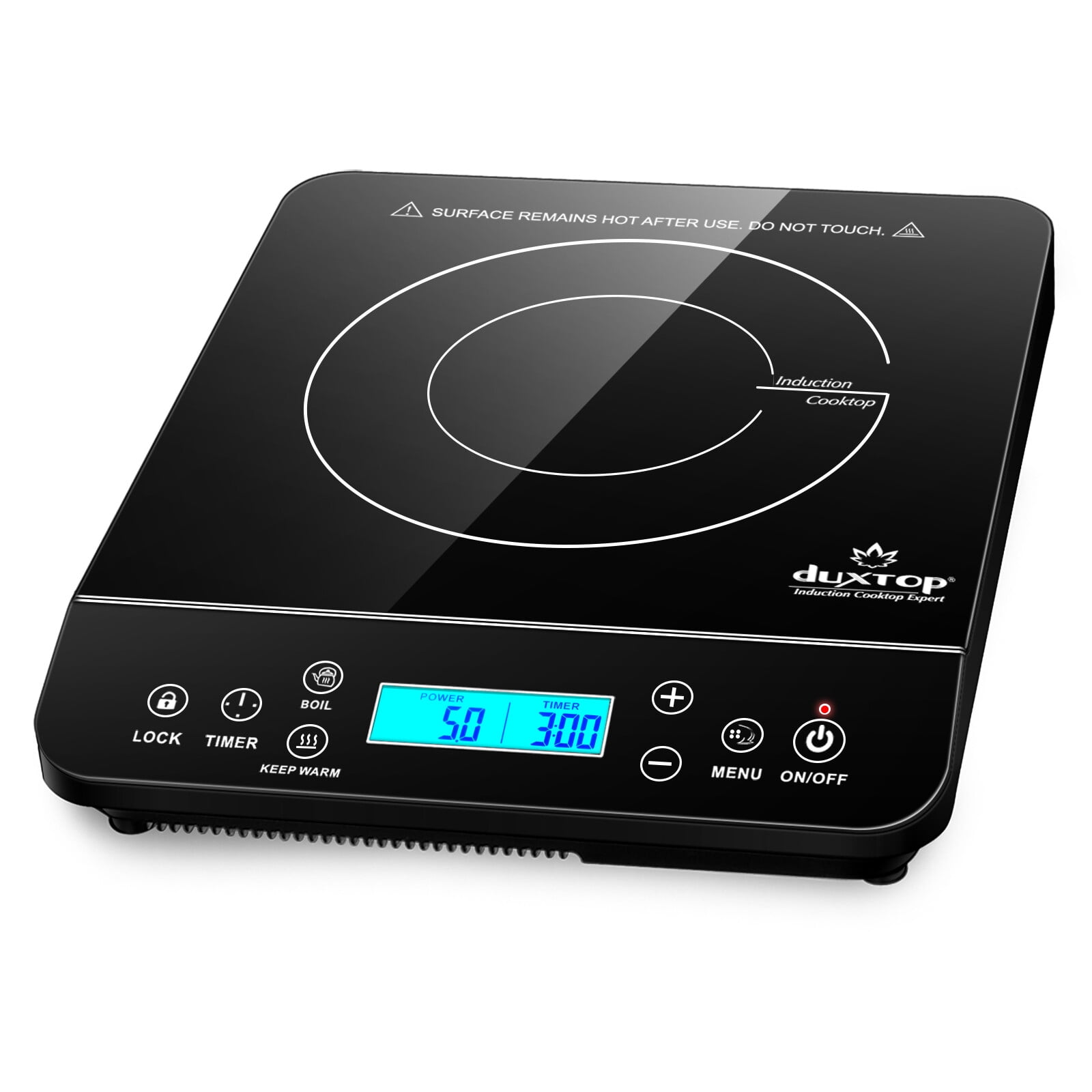 Home Pro Portable Induction Cooktop RWT0095 - 1800W (120V) Countertop Induction