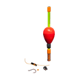 thumbnail image 1 of Duz-It-All 1.50" Weighted Orange Slip Bobber, 1 of 3