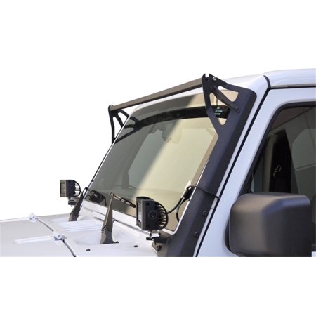 Dv8 Offroad Lbsrtb 05 Windshield Light Bar Mount Fits select: 2015-2018 JEEP WRANGLER UNLIMITED, 2012-2014 JEEP WRANGLER