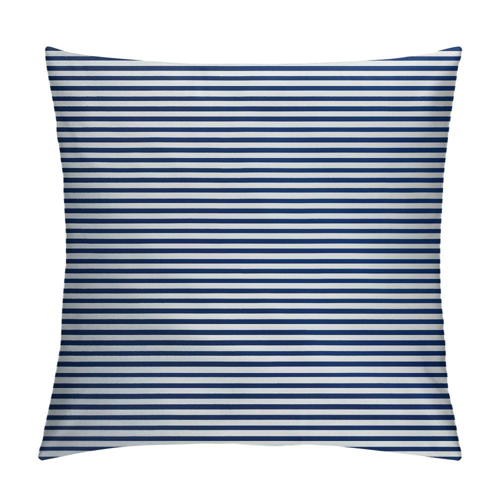 Dvbnli Blue and White Throw Pillow Cushion Cover, Yacht Navy Marine