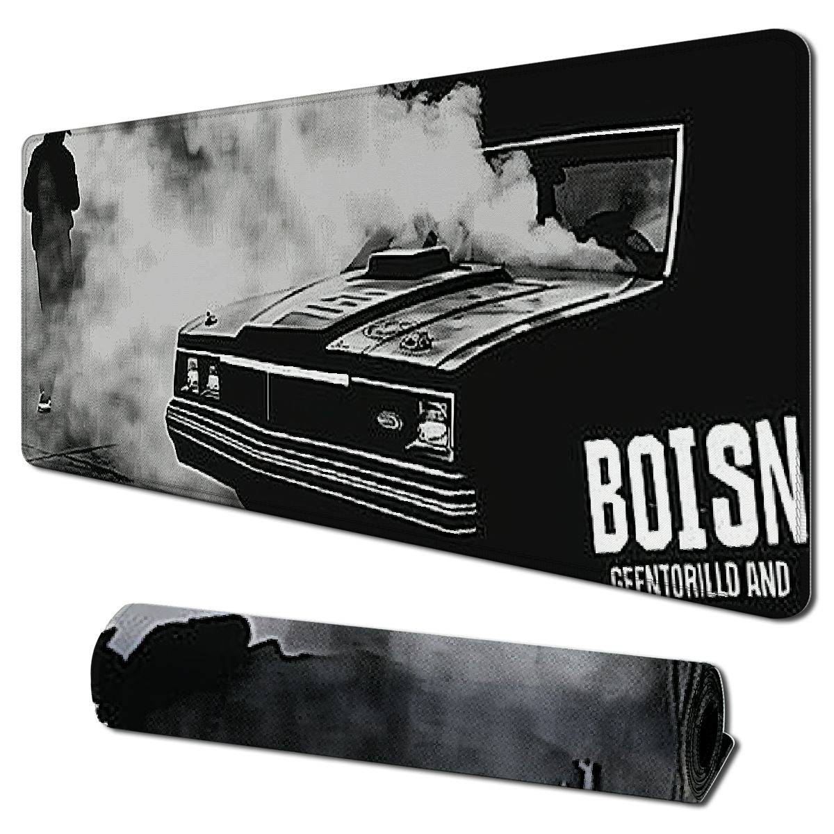 Dvbnli Cartoon car Keyboard Mouse Pad, Gaming Mouse Mat, Large Non-Slip ...