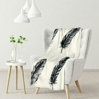 Feather Throw Blanket
