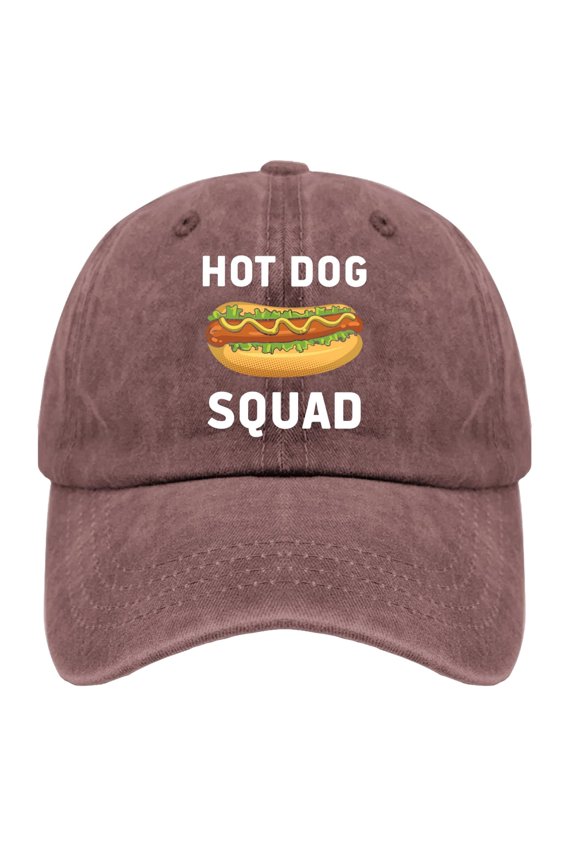 Dad Hat hot Dogs Squad Baseball Caps for Men Funny Hats Adjustable