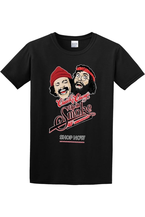Men's Cheech and Chong Up in Smoke Men's T Shirt Fashion Casual Cool Tee