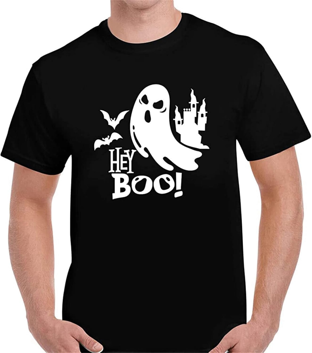 Dvecvbdg Men's Halloween Spooky Scary Popular Design T-Shirt Tee Mens ...