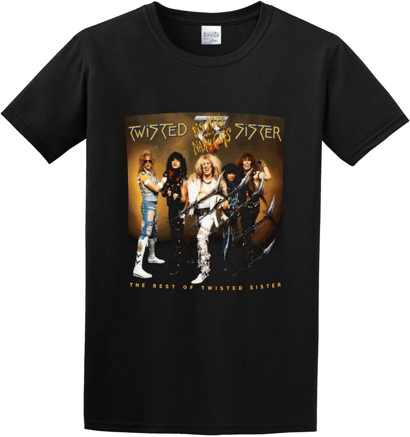 Dvecvbdg Men's T-Shirt Twisted Sister Big Hits and Nasty Cuts The Best ...