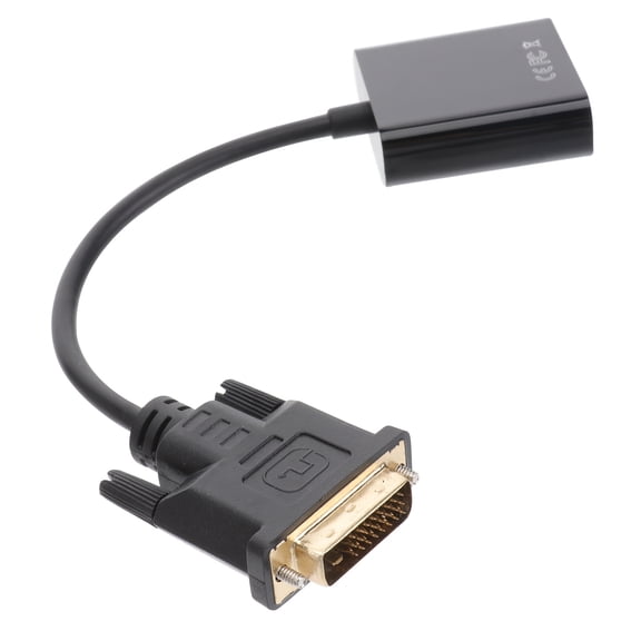 Dvi-d to Vga Quad-shielded Cable Adapter High-definition Video Converter Office Display