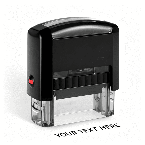 Dvjoy 1 Line Self-Inking Custom Stamp - Customizable Office Stamp personalized stamps self inking (Small)