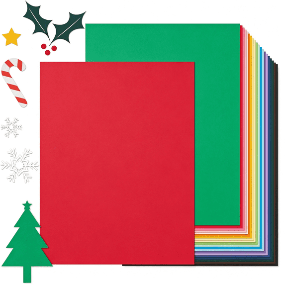 Dvjoy 100 Sheets Colored Cardstock 8.5 x 11 Assorted | 25 Colors ...