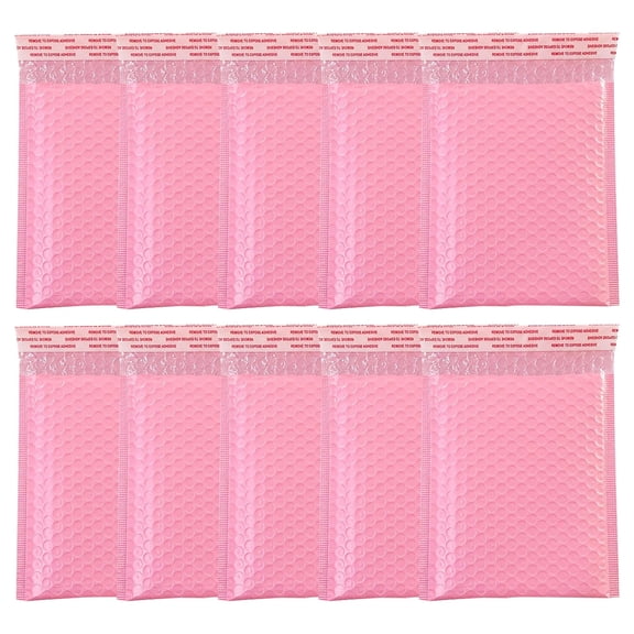 Dvjoy 25pcs Poly Bubble Mailers Padded Envelopes Bubble Lined Poly Mailer Self SeaL Bubble Envelopes Bags for Shipping,Mailing,Packing Bubble Cushioned pink bubble mailers