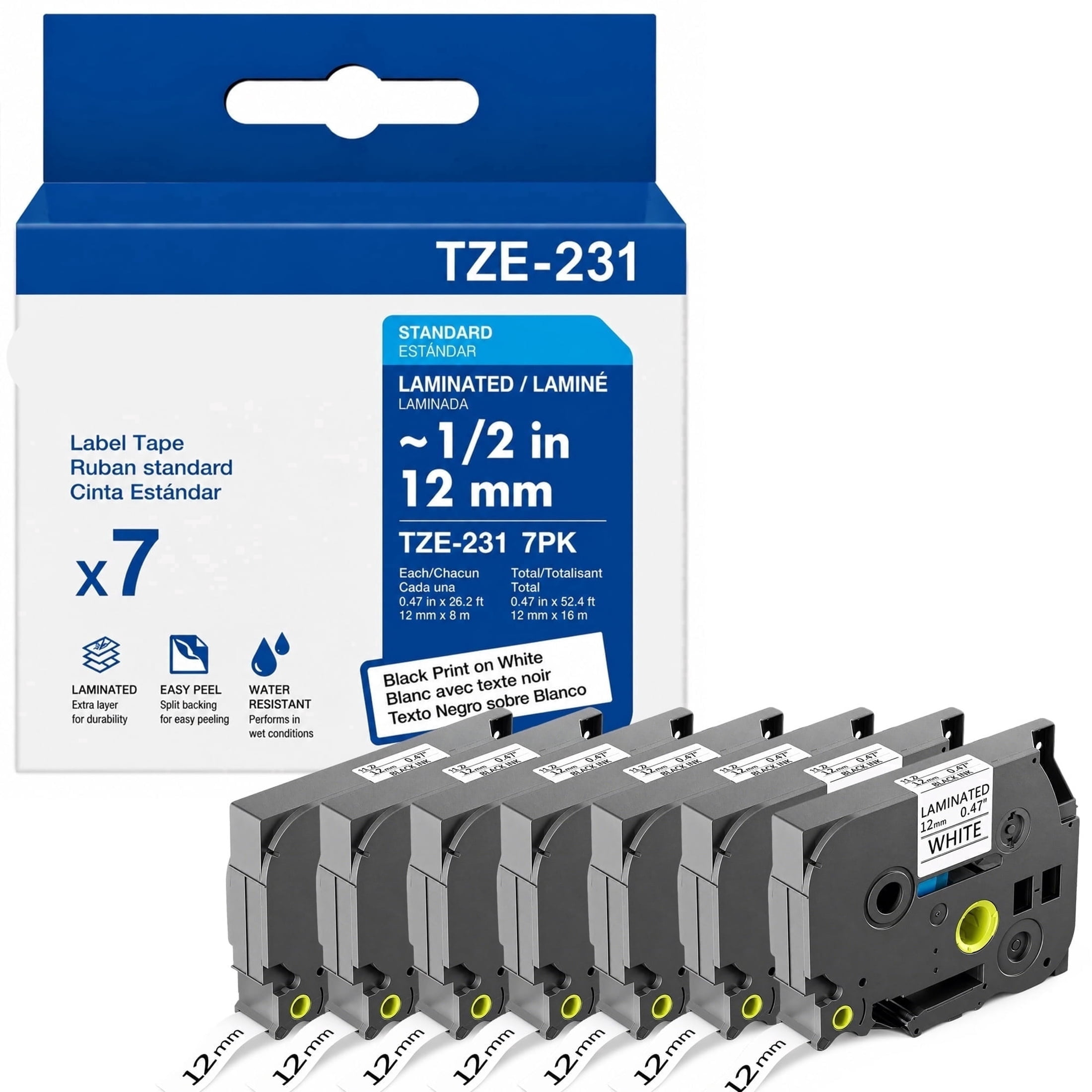 TZe 231 Label Maker Tape for Office Use