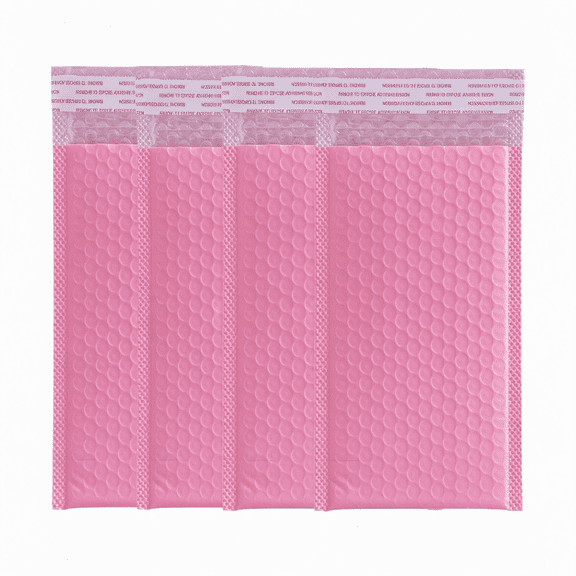 Dvjoy Bubble Mailers 4x6 Inch 12 Pack Small Padded Envelopes Bags pink bubble mailers (Pink) | Poly ,Thicken ,Padded Self Seal Envelopes,for Shipping and Packaging
