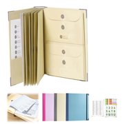 Dvjoy The Life Book Document Organizer Binder with Pockets,If I Die Binder UK,In Case I Go Missing Important Papers Folio for A4 Legal Files 1 Pack