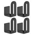 thumbnail image 1 of Dvkptbk 2 Pair Holder Pot Lid Storage Pots and Pans Organizer Pot Lid Holder Stand Serving Tray Organizer Dish Rack Pot Cover Door Bracket Bakeware No Punching, 1 of 7
