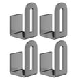 thumbnail image 1 of Dvkptbk 2 Pair Holder Pot Lid Storage Pots and Pans Organizer Pot Lid Holder Stand Serving Tray Organizer Dish Rack Pot Cover Door Bracket Bakeware No Punching 5ml, 1 of 8
