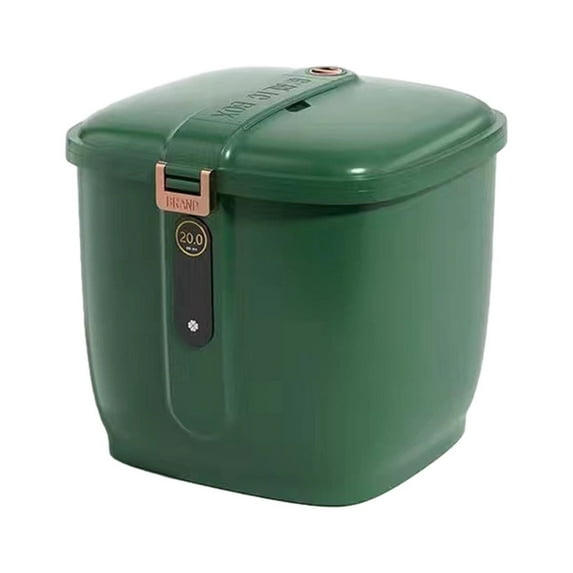 Dvkptbk Airtight Rice Dispenser-Cover Rice Bucket for Cereal Grain Flour Rice Pet Foods CountertopLarge Rice Storage Container with Lid-Proof Household Cereal Dispense