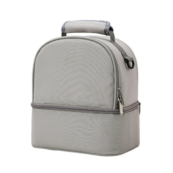 Dvkptbk Lunch Bag, Breastmilk Preservation Ice Pack Mother and Baby Refrigerated Backpack Milk Bag Portable Insulation Milk Storage Backpack Insulation Bag, Gray
