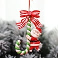 thumbnail image 1 of Dvkptbk Santa Claus Snowman Candy Cane Ornament Christmas Tree Decoration Ornament, 1 of 2