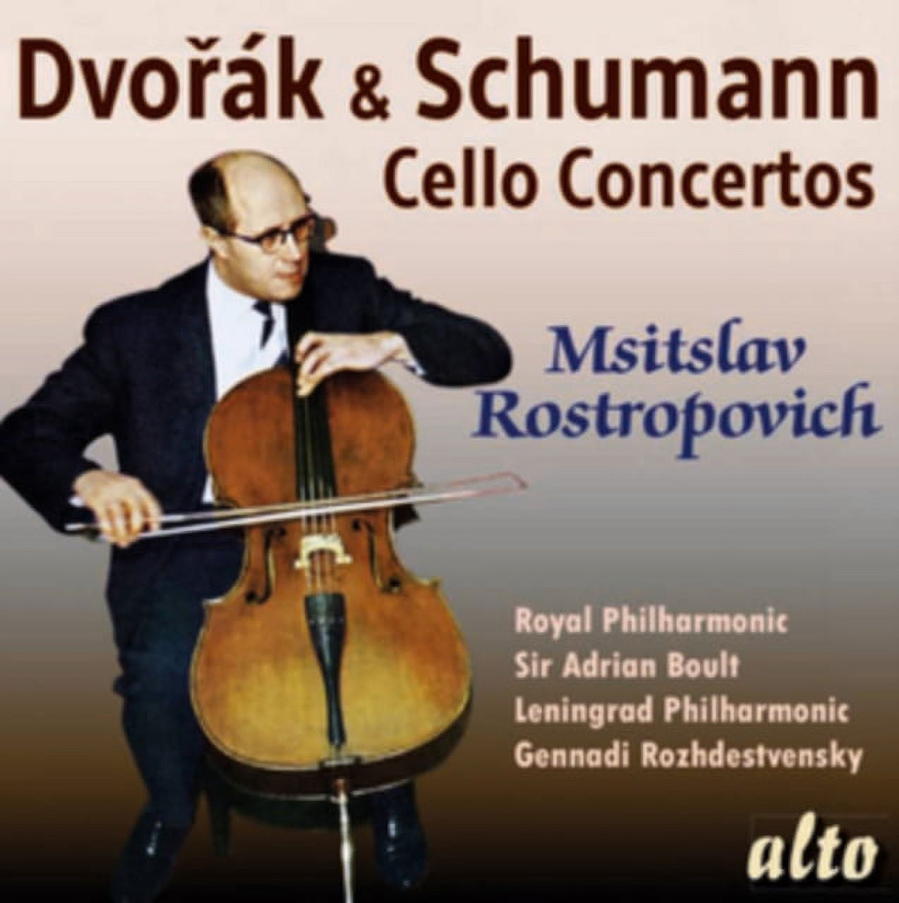 Dvorak: Cello Concerto; Schumann: Cello Concerto - Mstislav ...