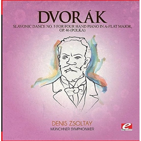 Dvorak - Slavonic Dance 3 Four Hand Piano A-Flat Maj 46 - Music & Performance - CD