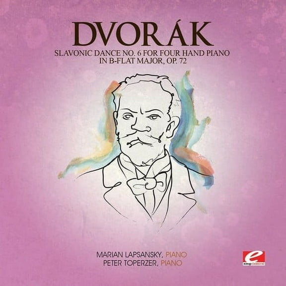 Dvorak - Slavonic Dance 6 Four Hand Piano B-Flat Maj 72 - Music & Performance - CD