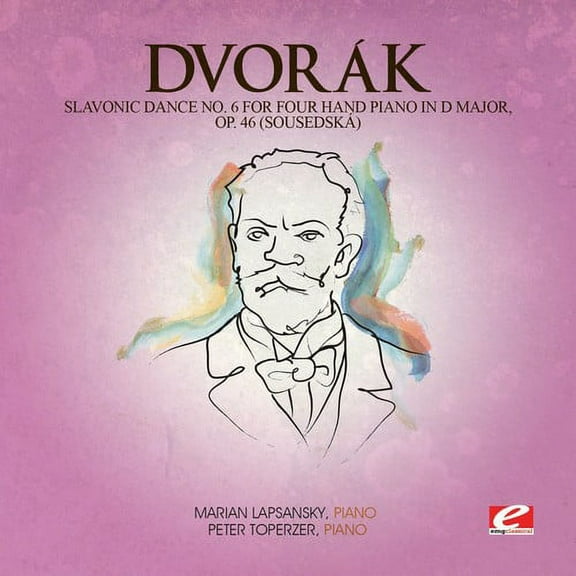 Dvorak - Slavonic Dance 6 Four Hand Piano D Maj 46 - Music & Performance - CD