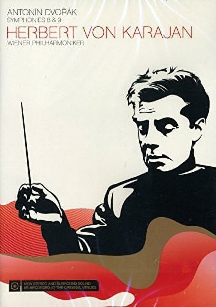 Antonín Dvořák / Symphonies 8 & 9 / DVD 2014 / Herbert Von Karajan / Wiener Philharmoniker / New Stereo And Surround Sound / Sony Classical