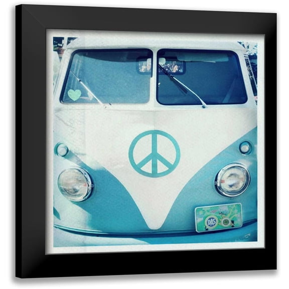 Dvorak, Vicki 12x12 Black Modern Framed Museum Art Print Titled - Sweet Ride Blue