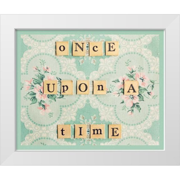 Dvorak, Vicki 14x12 White Modern Wood Framed Museum Art Print Titled - Once Upon A Time Landscape