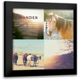 thumbnail image 1 of Dvorak, Vicki 15x15 Black Modern Framed Museum Art Print Titled - Horses And Sunburst WANDER, 1 of 5