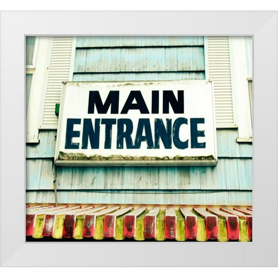 Dvorak, Vicki 16x15 White Modern Wood Framed Museum Art Print Titled - Main Entrance