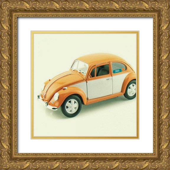 Dvorak, Vicki 20x20 Gold Ornate Wood Framed with Double Matting Museum Art Print Titled - Orange Bug