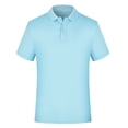 thumbnail image 1 of Dvprdro Boys Summer Solid Casual Shirt Lapel Collar Short Sleeve Daily Basic Tops, 1 of 4