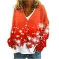 thumbnail image 1 of Dvprdro Christmas Sweaters for Women Plushy Button Front Holiday Sweater Soft Fuzzy Knit Long Sleeve Cable Knit Festive Coat, 1 of 6