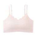 thumbnail image 1 of Dvprdro Girls Training Bra Adjustable Straps Seamless Pull-On Cotton Soft Breathable Daily Wear Teen Developmental Stage 1-Pack, 1 of 1